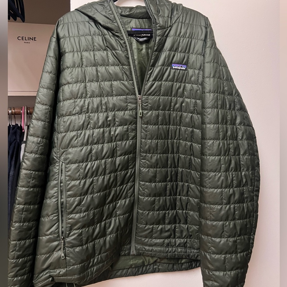 Patagonia Men's Nano Puff® Hoody XXL Olive - Picture 2 of 12